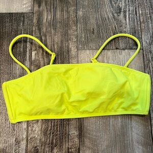 Bright Yellow Bikini Top
